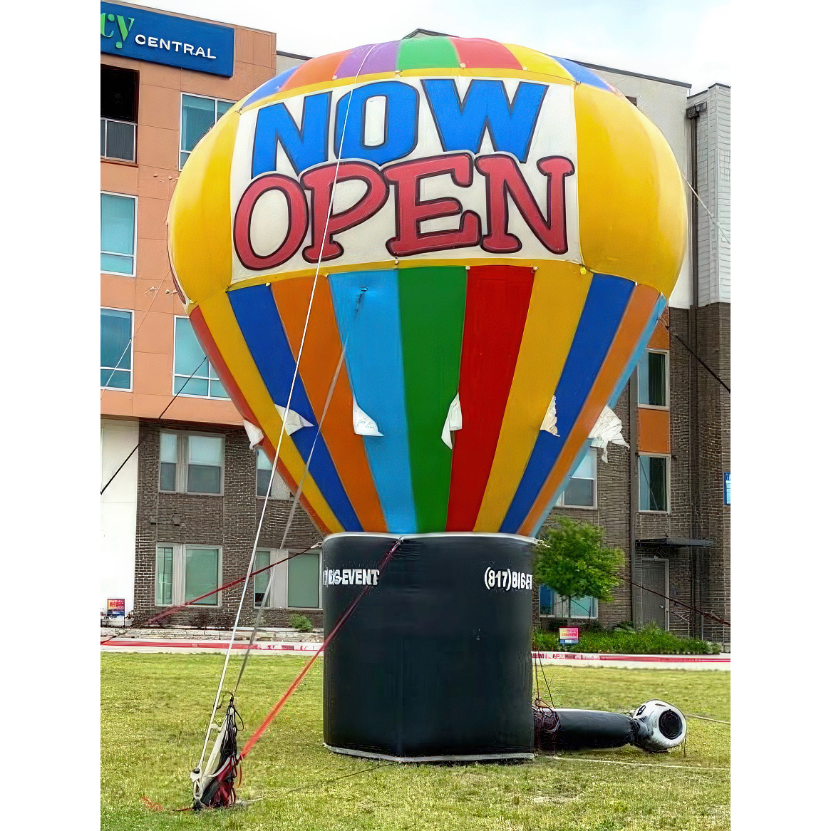 Inflatable balloon advertising RENTAL for DFW and Houston Hero