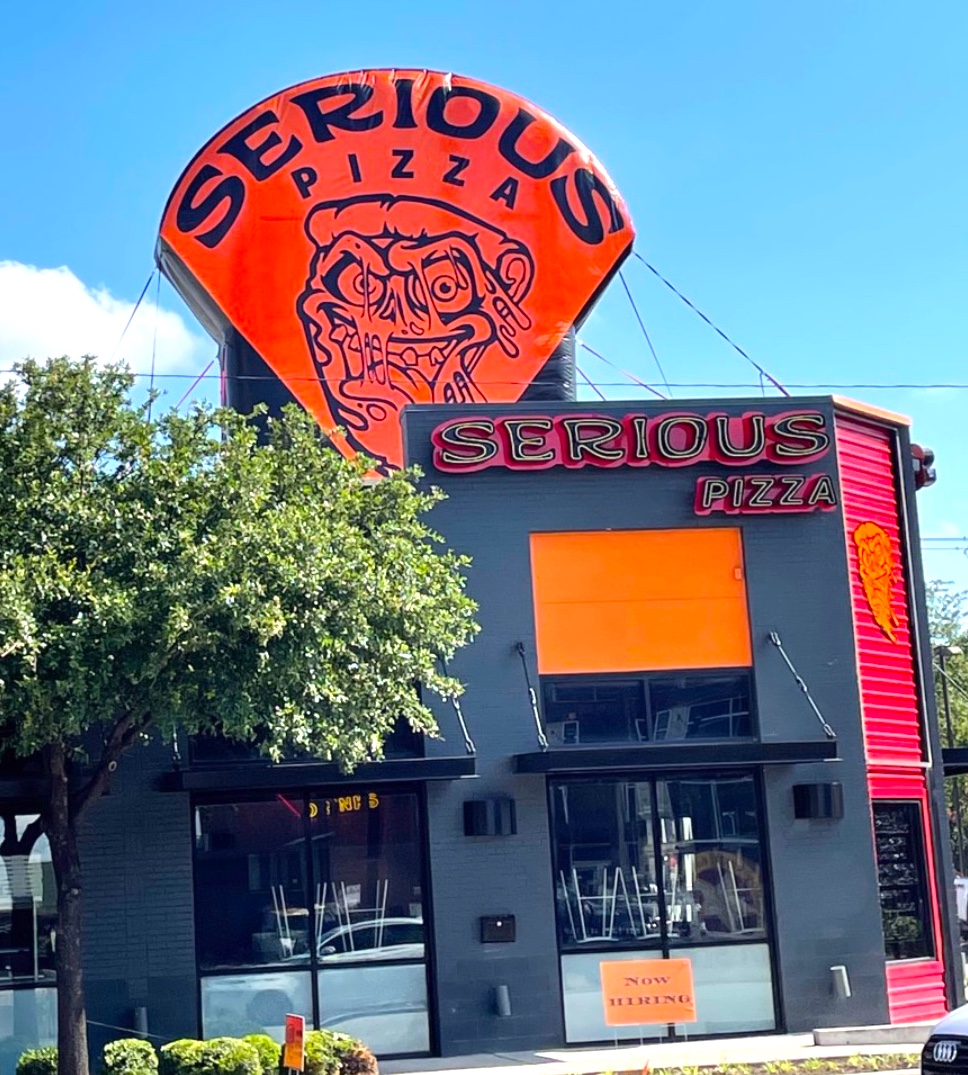 Large Custom Inflatable Advertising Balloons Serious Pizza