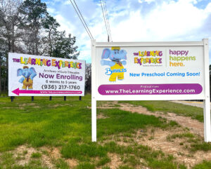 Banner and outdoor sign examples