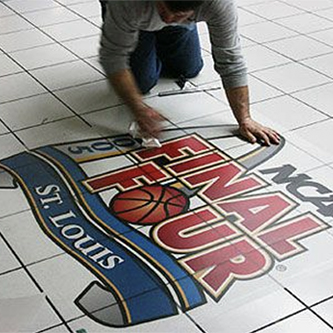 floor graphics square