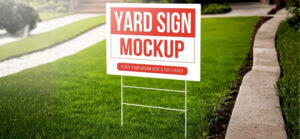 yard sign advertising