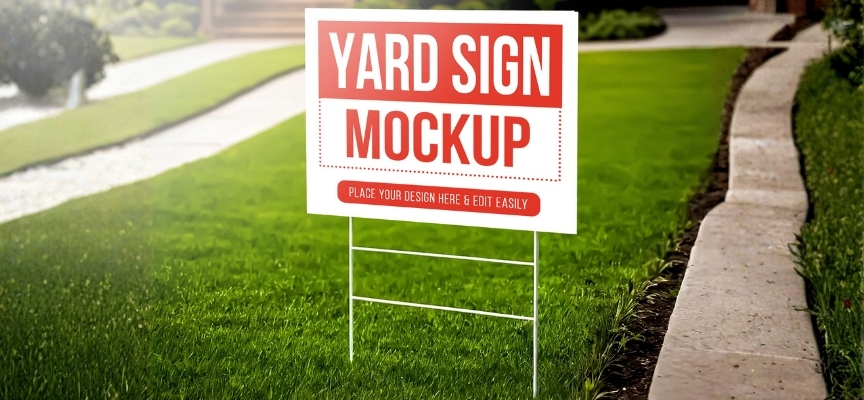 yard sign advertising